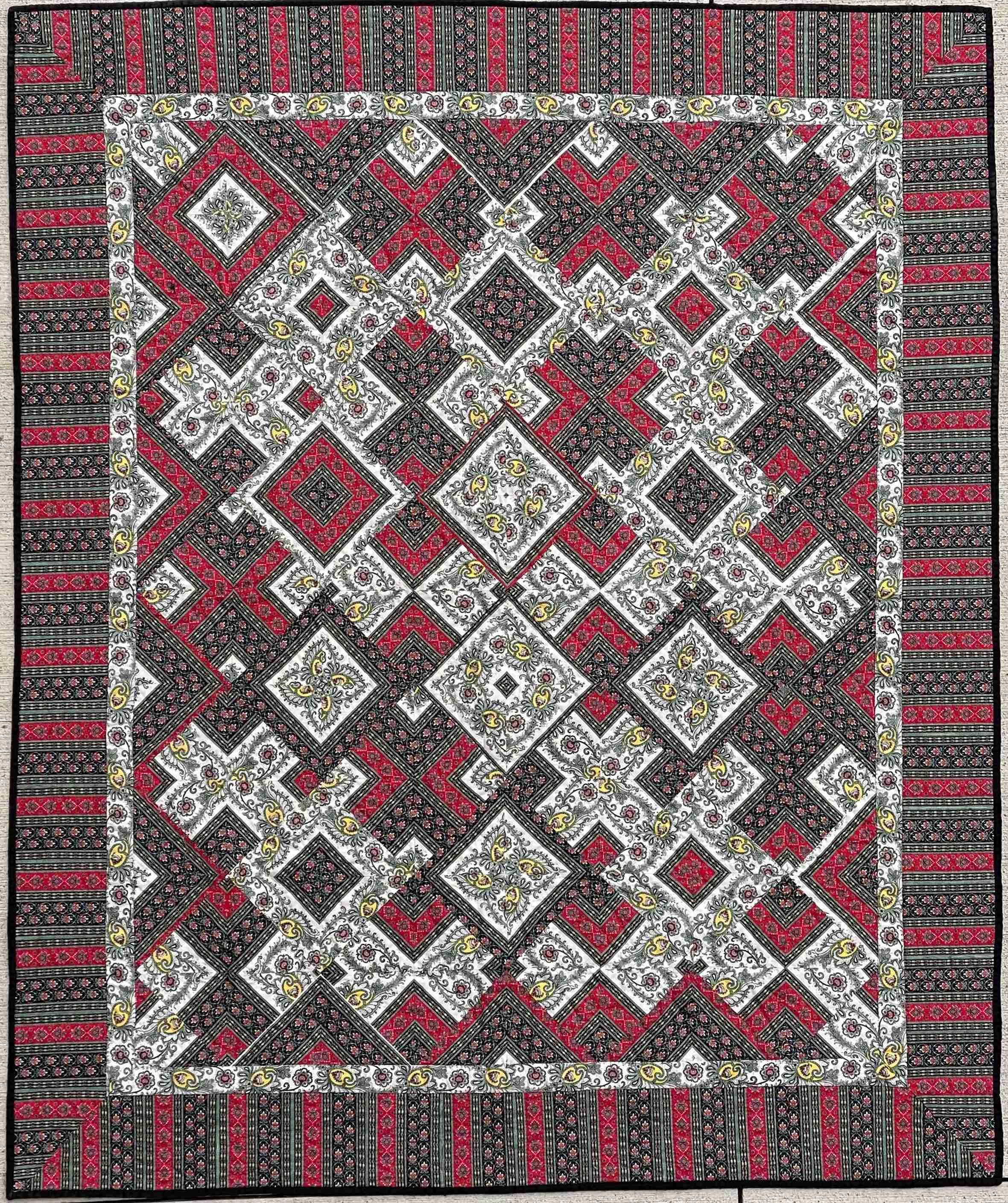 Triangles and Fences Quilt